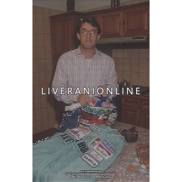 DIAP-RETROSPETTIVA IVAN CAPELLI PILOTA F1 NELLA FOTO IVAN CAPELLI CON LA FAMIGLIA AG ACONTROLUCE-AG ALDO LIVERANI SAS 