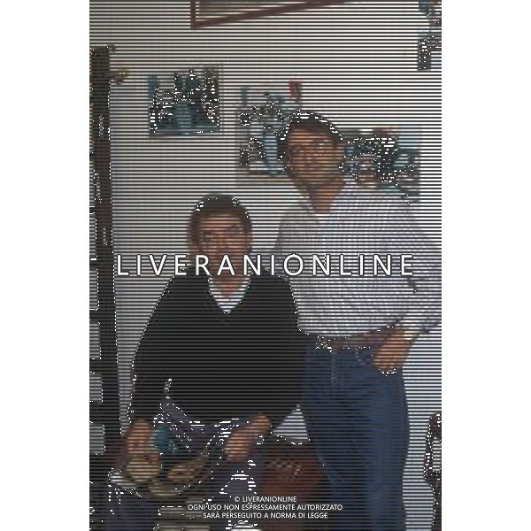 DIAP-RETROSPETTIVA IVAN CAPELLI PILOTA F1 NELLA FOTO IVAN CAPELLI CON LA FAMIGLIA AG ACONTROLUCE-AG ALDO LIVERANI SAS 