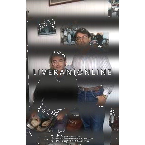 DIAP-RETROSPETTIVA IVAN CAPELLI PILOTA F1 NELLA FOTO IVAN CAPELLI CON LA FAMIGLIA AG ACONTROLUCE-AG ALDO LIVERANI SAS 