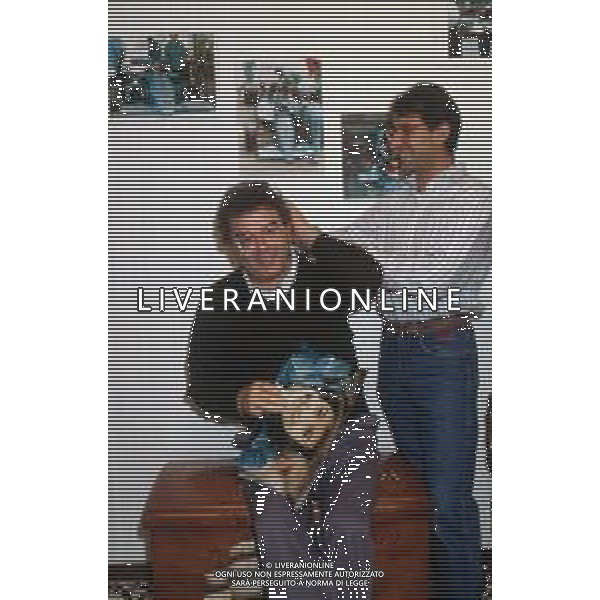 DIAP-RETROSPETTIVA IVAN CAPELLI PILOTA F1 NELLA FOTO IVAN CAPELLI CON LA FAMIGLIA AG ACONTROLUCE-AG ALDO LIVERANI SAS 
