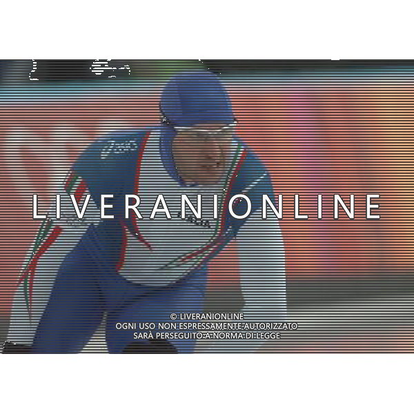 TORINO 13/02/2006 XX OLIMPIADI INVERNALI SPEED SKATING 500 M NELLA FOTO CARNINO MAURIZIO PH GIGI ARCAINI/AG.ALDO LIVERANI