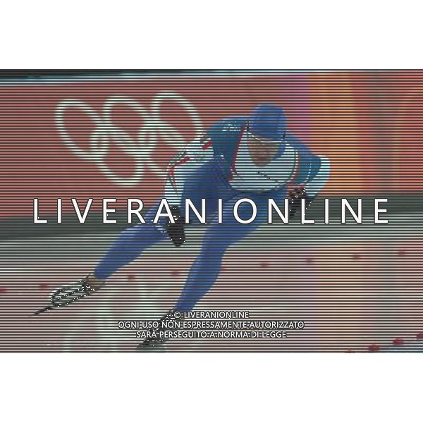 TORINO 13/02/2006 XX OLIMPIADI INVERNALI SPEED SKATING 500 M NELLA FOTO CARNINO MAURIZIO PH GIGI ARCAINI/AG.ALDO LIVERANI
