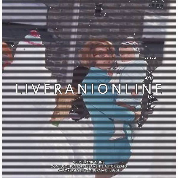 COL-RETROSPETTIVA LAURETTA MASIERO ATTRICE NELLA FOTO LAURETTA MASIERO CON IL FIGLIO GIANLUCA GUIDI AG ALDO LIVERANI SAS