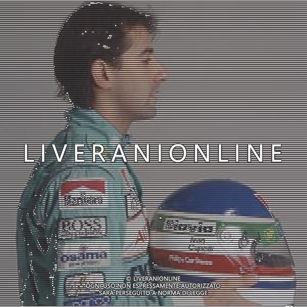 DIAP-RETROSPETTIVA IVAN CAPELLI PILOTA F1 NELLA FOTO IVAN CAPELLI AG CONTROLUCE-AG ALDO LIVERANI SAS