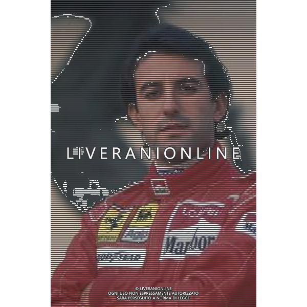 DIAP-RETROSPETTIVA IVAN CAPELLI PILOTA F1 NELLA FOTO IVAN CAPELLI A MARANELLO NELL\'ANNO 1992 AG CONTROLUCE-AG ALDO LIVERANI SAS