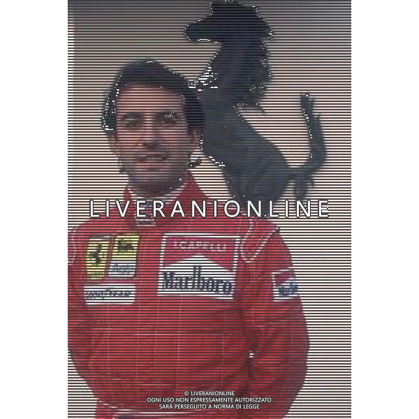 DIAP-RETROSPETTIVA IVAN CAPELLI PILOTA F1 NELLA FOTO IVAN CAPELLI A MARANELLO NELL\'ANNO 1992 AG CONTROLUCE-AG ALDO LIVERANI SAS