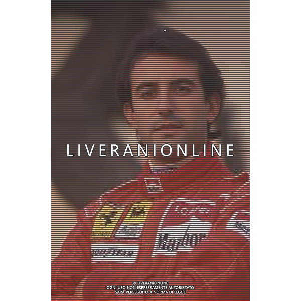 DIAP-RETROSPETTIVA IVAN CAPELLI PILOTA F1 NELLA FOTO IVAN CAPELLI A MARANELLO NELL\'ANNO 1992 AG CONTROLUCE-AG ALDO LIVERANI SAS