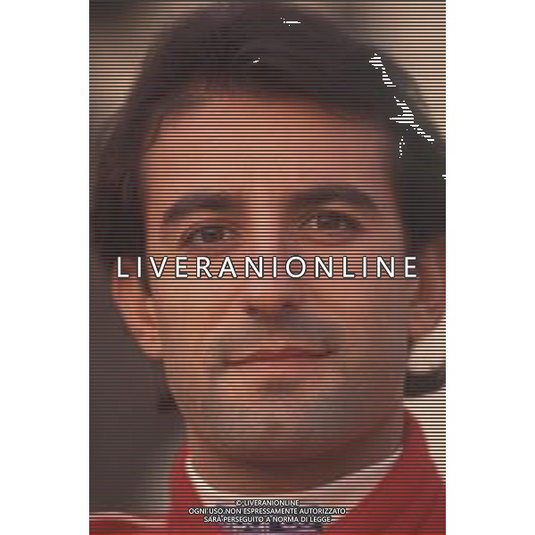 DIAP-RETROSPETTIVA IVAN CAPELLI PILOTA F1 NELLA FOTO IVAN CAPELLI A MARANELLO NELL\'ANNO 1992 AG CONTROLUCE-AG ALDO LIVERANI SAS