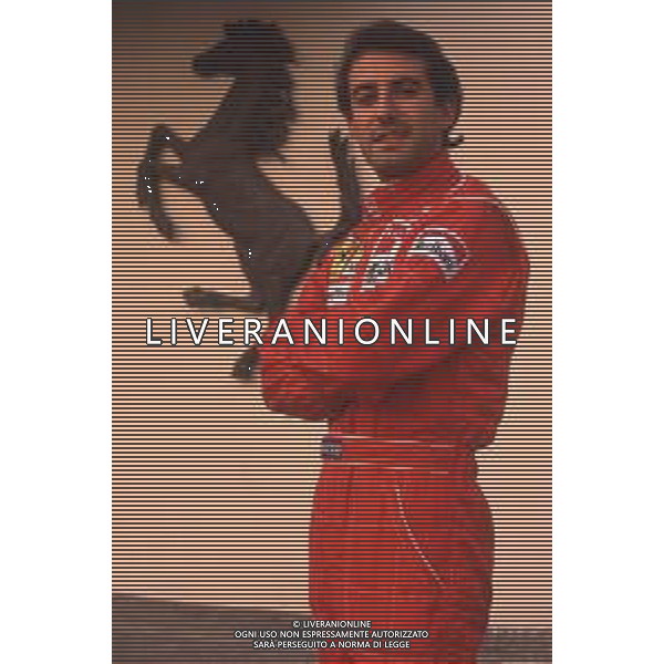 DIAP-RETROSPETTIVA IVAN CAPELLI PILOTA F1 NELLA FOTO IVAN CAPELLI A MARANELLO NELL\'ANNO 1992 AG CONTROLUCE-AG ALDO LIVERANI SAS