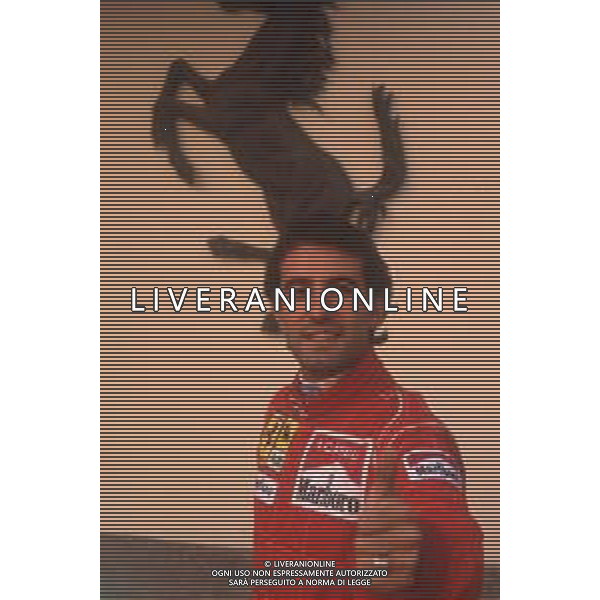 DIAP-RETROSPETTIVA IVAN CAPELLI PILOTA F1 NELLA FOTO IVAN CAPELLI A MARANELLO NELL\'ANNO 1992 AG CONTROLUCE-AG ALDO LIVERANI SAS