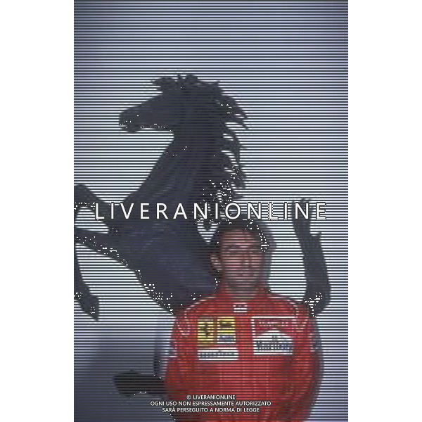 DIAP-RETROSPETTIVA IVAN CAPELLI PILOTA F1 NELLA FOTO IVAN CAPELLI A MARANELLO NELL\'ANNO 1992 AG CONTROLUCE-AG ALDO LIVERANI SAS