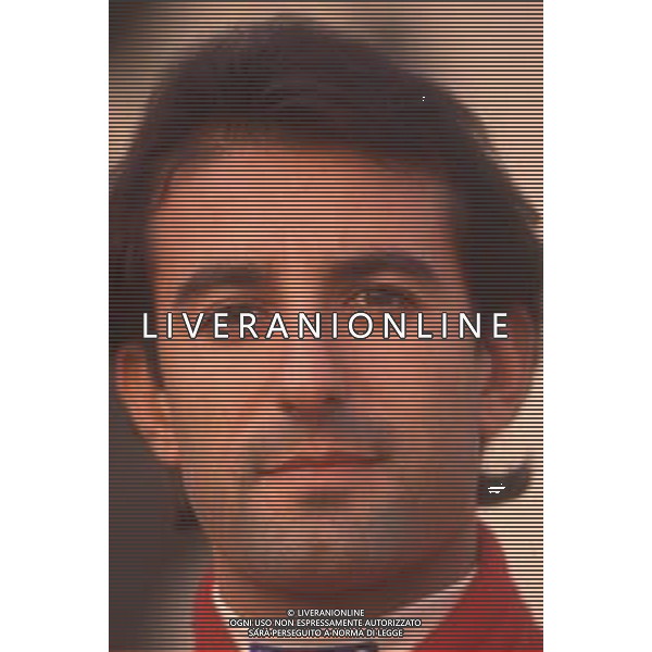 DIAP-RETROSPETTIVA IVAN CAPELLI PILOTA F1 NELLA FOTO IVAN CAPELLI A MARANELLO NELL\'ANNO 1992 AG CONTROLUCE-AG ALDO LIVERANI SAS