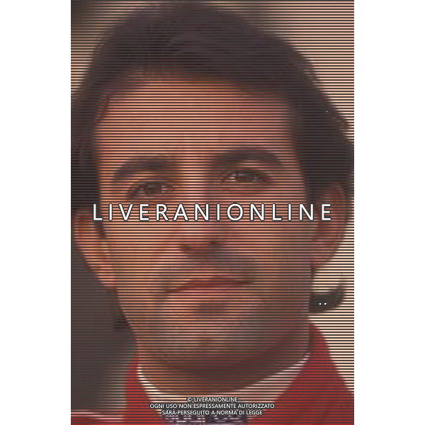DIAP-RETROSPETTIVA IVAN CAPELLI PILOTA F1 NELLA FOTO IVAN CAPELLI A MARANELLO NELL\'ANNO 1992 AG CONTROLUCE-AG ALDO LIVERANI SAS