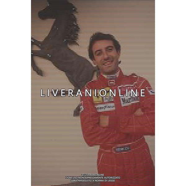 DIAP-RETROSPETTIVA IVAN CAPELLI PILOTA F1 NELLA FOTO IVAN CAPELLI A MARANELLO NELL\'ANNO 1992 AG CONTROLUCE-AG ALDO LIVERANI SAS