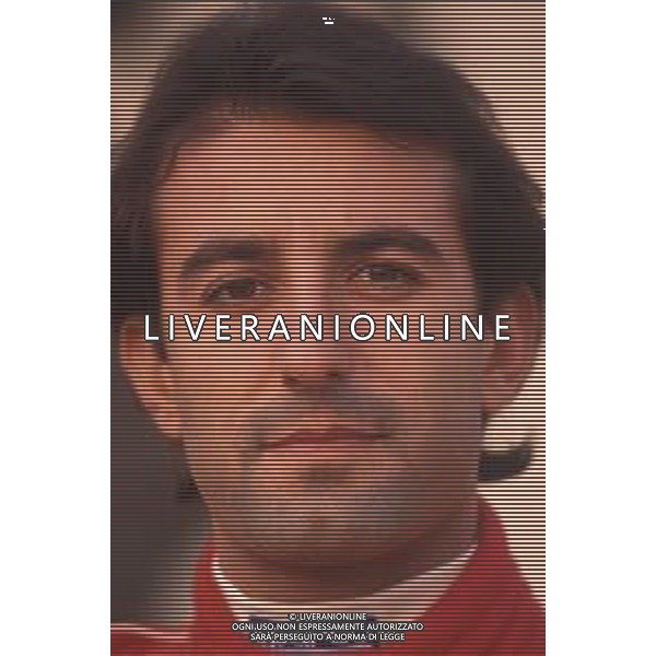 DIAP-RETROSPETTIVA IVAN CAPELLI PILOTA F1 NELLA FOTO IVAN CAPELLI A MARANELLO NELL\'ANNO 1992 AG CONTROLUCE-AG ALDO LIVERANI SAS