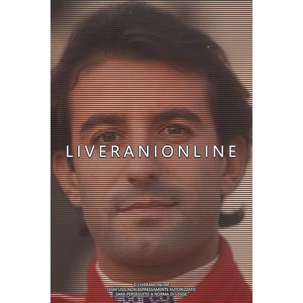 DIAP-RETROSPETTIVA IVAN CAPELLI PILOTA F1 NELLA FOTO IVAN CAPELLI A MARANELLO NELL\'ANNO 1992 AG CONTROLUCE-AG ALDO LIVERANI SAS