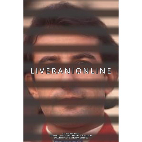 DIAP-RETROSPETTIVA IVAN CAPELLI PILOTA F1 NELLA FOTO IVAN CAPELLI A MARANELLO NELL\'ANNO 1992 AG CONTROLUCE-AG ALDO LIVERANI SAS