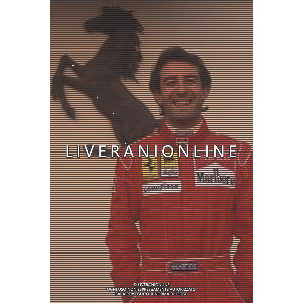 DIAP-RETROSPETTIVA IVAN CAPELLI PILOTA F1 NELLA FOTO IVAN CAPELLI A MARANELLO NELL\'ANNO 1992 AG CONTROLUCE-AG ALDO LIVERANI SAS