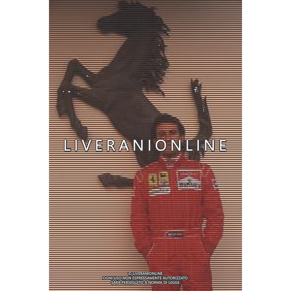 DIAP-RETROSPETTIVA IVAN CAPELLI PILOTA F1 NELLA FOTO IVAN CAPELLI A MARANELLO NELL\'ANNO 1992 AG CONTROLUCE-AG ALDO LIVERANI SAS