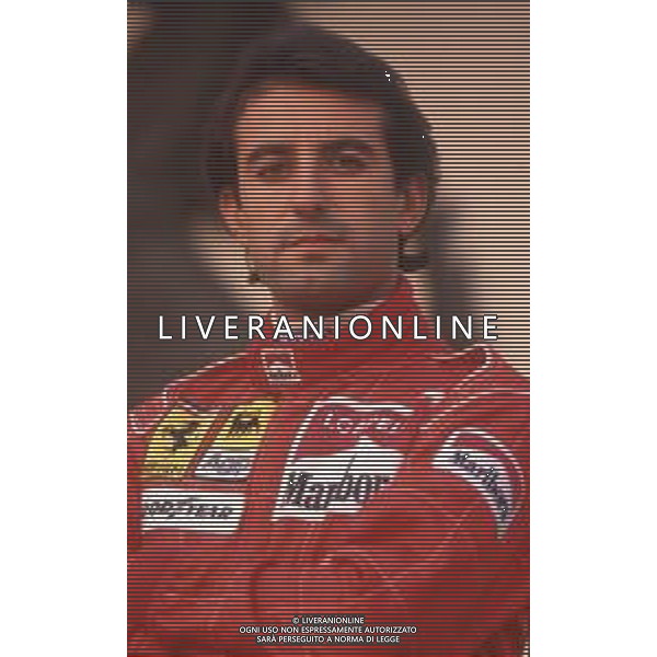 DIAP-RETROSPETTIVA IVAN CAPELLI PILOTA F1 NELLA FOTO IVAN CAPELLI A MARANELLO NELL\'ANNO 1992 AG CONTROLUCE-AG ALDO LIVERANI SAS