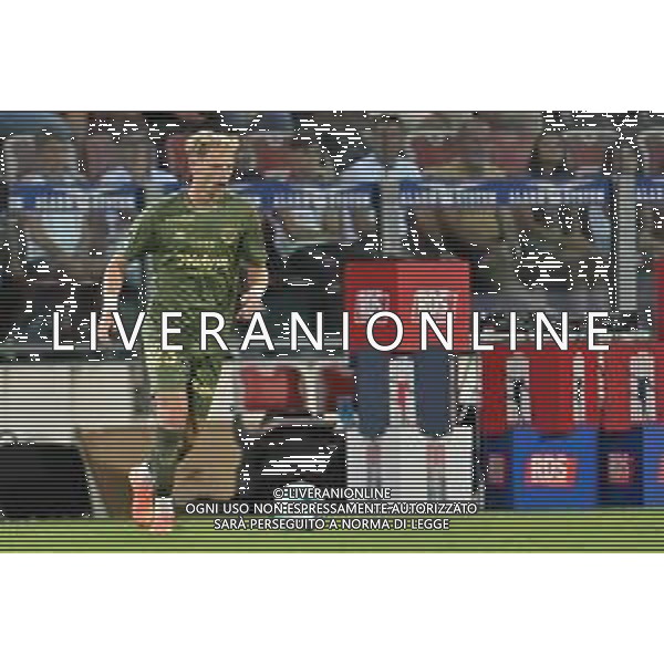 2-8-2025. Cagliari calcio-A.S. Saint Etienne. 1 trofeo Gigi Riva, stadio Unipol Domus Cagliari. Foto Salvatore Moi/Agenzia Aldo Liverani s.as. Nella foto: Bernauer Sant\'Etienne