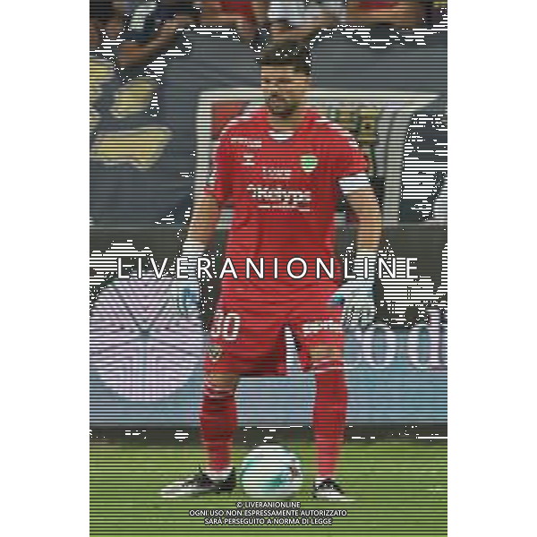 2-8-2025. Cagliari calcio-A.S. Saint Etienne. 1 trofeo Gigi Riva, stadio Unipol Domus Cagliari. Foto Salvatore Moi/Agenzia Aldo Liverani s.as. Nella foto: Larsonneur Sant\'Etienne