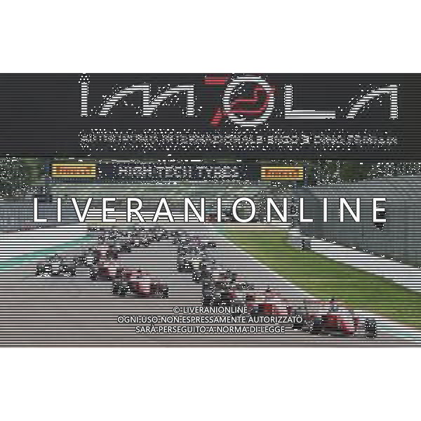 IMOLA 03 08 2025 AUTODROMO ENZO E DINO FERRARI ACI RACING WEEKEND GARA ITALIAN F4 CHAMPIONSHIP NELLA FOTO PARTENZA ©SANNA - AGENZIA ALDO LIVERANI SAS