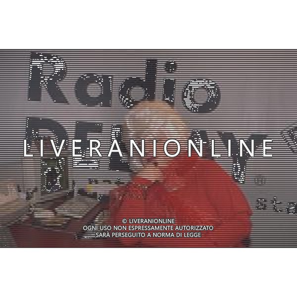 DIAP-RETROSPETTIVA MAURO CORUZZI PSEUDONIMO DI PLATINETTE CONDUTTORE RADIOFONICO E PERSONAGGIO TELEVISIVO NELLA FOTO MAURO CORUZZI IN ARTE PLATINETTE AG ALDO LIVERANI SAS