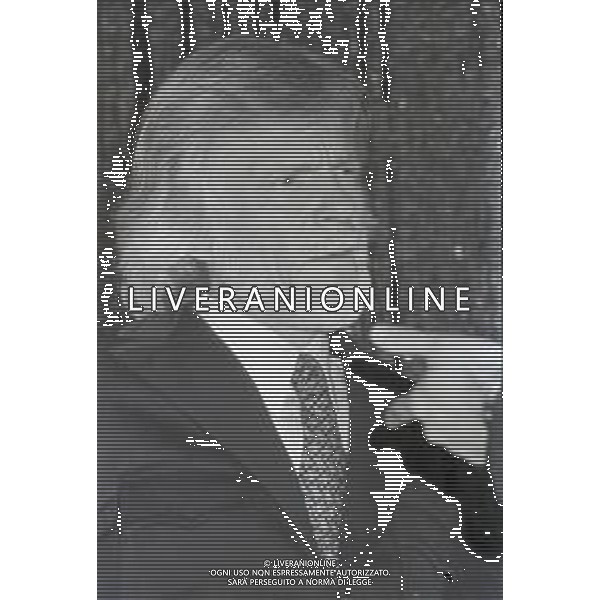NEG-RETROSPETTIVA GERRY MULLIGAN JAZZ NELLA FOTO GERRY MULLIGAN A MILANO NELL\'ANNO 1980 AG ALDO LIVERANI SAS