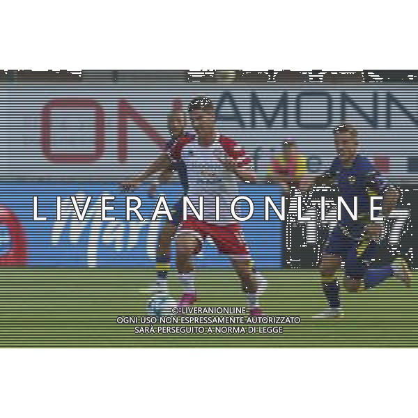 Simone Tronchin of FC Sudtirol during SudTirol vs Hellas Verona FC, 4° Test Match, at Druso stadium in Bolzano (BZ), on August 03, 2025. (Photo by Davide Casentini) AG ALDO LIVERANI SAS