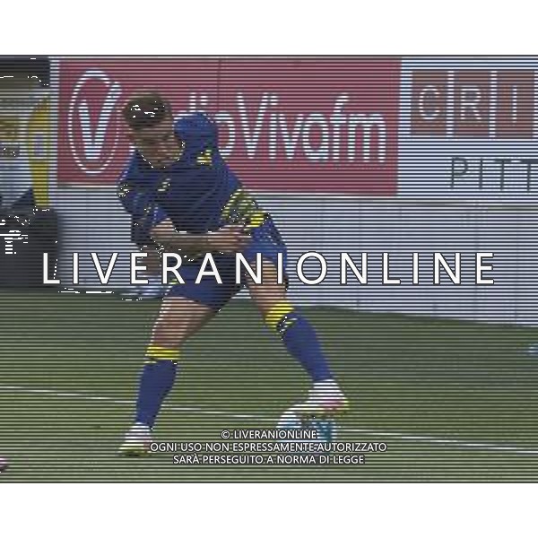 Tomas Suslov of Hellas Verona FC play the ball during SudTirol vs Hellas Verona FC, 4° Test Match, at Druso stadium in Bolzano (BZ), on August 03, 2025. (Photo by Davide Casentini) AG ALDO LIVERANI SAS