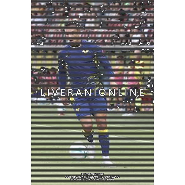 Santana do Nascimiento Giovane of Hellas Verona FC play the ball during SudTirol vs Hellas Verona FC, 4° Test Match, at Druso stadium in Bolzano (BZ), on August 03, 2025. (Photo by Davide Casentini) AG ALDO LIVERANI SAS