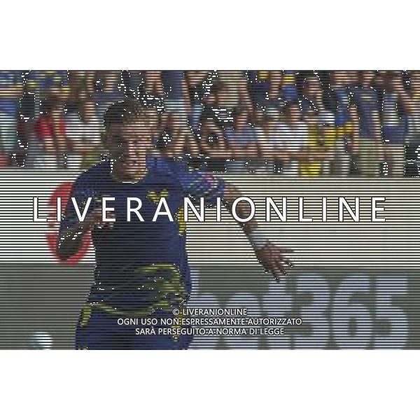 Tomas Suslov of Hellas Verona FC play the ball during SudTirol vs Hellas Verona FC, 4° Test Match, at Druso stadium in Bolzano (BZ), on August 03, 2025. (Photo by Davide Casentini) AG ALDO LIVERANI SAS
