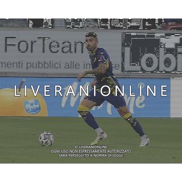 Nunez Gestoso Unaii of Hellas Verona FC play the ball during SudTirol vs Hellas Verona FC, 4° Test Match, at Druso stadium in Bolzano (BZ), on August 03, 2025. (Photo by Davide Casentini) AG ALDO LIVERANI SAS