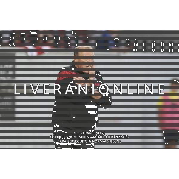 Fabrizio Castori Head Coach of FC Sudtirol during SudTirol vs Hellas Verona FC, 4° Test Match, at Druso stadium in Bolzano (BZ), on August 03, 2025. (Photo by Davide Casentini) AG ALDO LIVERANI SAS