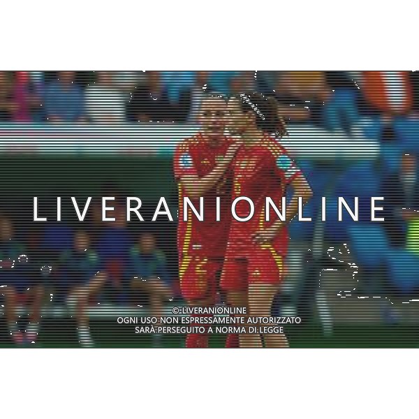 TVEM July 27, 2025 Basel, Switzerland - England vs Spain - Women\'s UEFA Euro 2025 Final match - St. Jakob-Park. In the pic: Ona Batlle of Spain and Aitana Bonmatí of Spain ©TVEM Emmanuele Mastrodonato - AGENZIA ALDO LIVERANI SAS