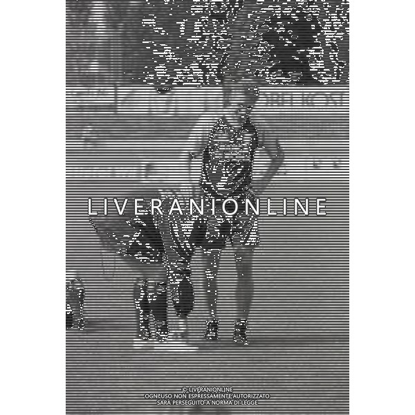NEG-RETROSPETTIVA PAUL GASCOIGNE CALCIATORE NLLA FOTO PAUL GASCOIGNE NELL\'ANNO 1994-1995 IN ALLENAMENTO CON LA LAZIO CALCIO AG ALDO LIVERANI SAS