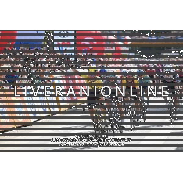 04-08-2025 Tour De Pologne; Tappa 01 Wroclaw - Legnica; 2025, Visma - Lease A Bike; 2025, Alpecin - Deceuninck; Kooij, Olav; Plowright, Jensen; Legnica; ©SIROTTI - AGENZIA ALDO LIVERANI SAS