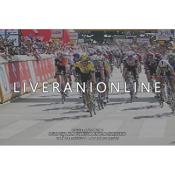 04-08-2025 Tour De Pologne; Tappa 01 Wroclaw - Legnica; 2025, Visma - Lease A Bike; 2025, Alpecin - Deceuninck; 2025, Soudal - Quick Step; Kooij, Olav; Plowright, Jensen; Magnier, Paul; Legnica; ©SIROTTI - AGENZIA ALDO LIVERANI SAS