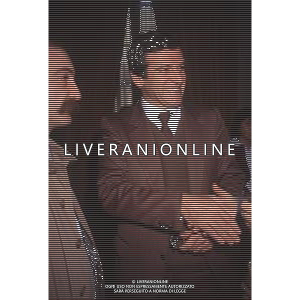 DIAP-RETROSPETTIVA GIORGIO BENVENUTO POLITICO NELLA FOTO GIORGIO BENVENUTO A MILANO NELL\'ANNO 1986 AG ALDO LIVERANI SAS