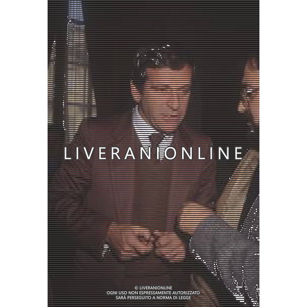 DIAP-RETROSPETTIVA GIORGIO BENVENUTO POLITICO NELLA FOTO GIORGIO BENVENUTO A MILANO NELL\'ANNO 1986 AG ALDO LIVERANI SAS