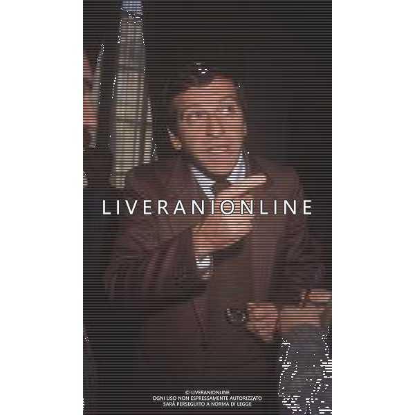 DIAP-RETROSPETTIVA GIORGIO BENVENUTO POLITICO NELLA FOTO GIORGIO BENVENUTO A MILANO NELL\'ANNO 1986 AG ALDO LIVERANI SAS