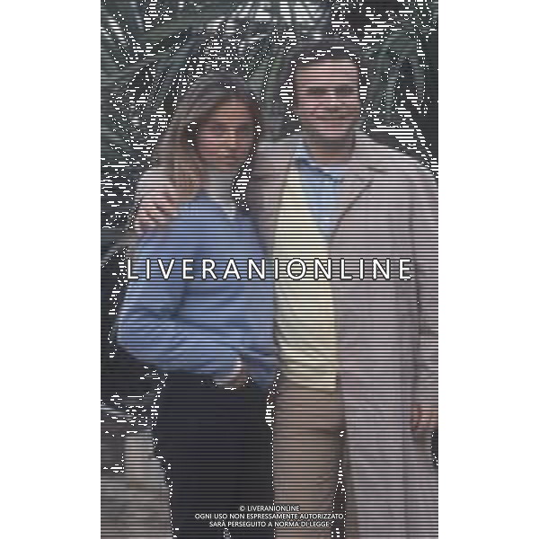 DIAP- RETROSPETTIVA ANTONELLA INTERLENGHI ATTRICE NELLA FOTO ANTONELLA INTERLENGHI CON GERRY CALA\' A ROMA NELL\'ANNO 1984 FOTO EDGARDO DELLA SCORCIOSA-AG ALDO LIVERANI SAS