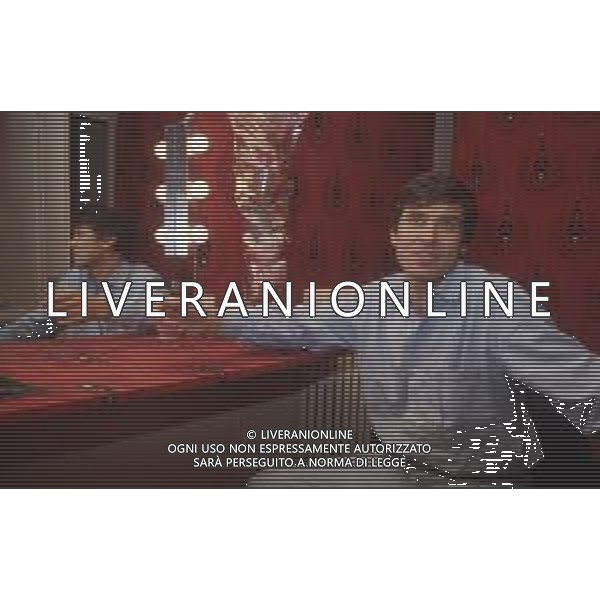 DIAP-RETROSPETTIVA GIANNI MORANDI CANTANTE NELLA FOTO GIANNI MORANDI NELL\'ANNO 1985 A MILANO AG ALDO LIVERANI SAS