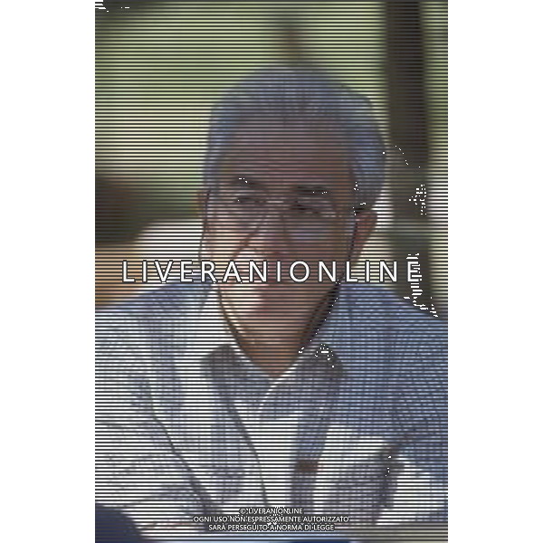 DIAP-RETROSPETTIVA FRANCESCO COSSIGA POLITICO NELLA FOTO FRANCESCO COSSIGA PRESIDENTE DELLA REPUBBLICA ITALIANA IN VACANZA A CANSIGLIO NELL\'ANNO 1985 FOTO RENATO LANI-AG ALDO LIVERANI SAS