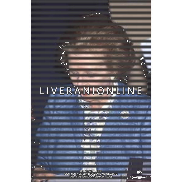 DIAP-RETROSPETTIVA MARGARET THATCHER POLITICA NELLA FOTO MARGARET THATCHER PRIMO MINISTRO INGLESE A MILANO NELL\'ANNO 1985 AG ALDO LIVERANI SAS