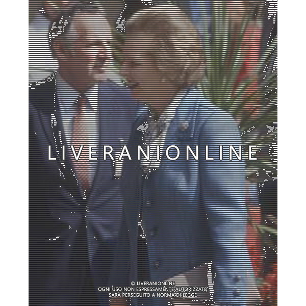 DIAP-RETROSPETTIVA MARGARET THATCHER POLITICA NELLA FOTO MARGARET THATCHER PRIMO MINISTRO INGLESE A MILANO NELL\'ANNO 1985 AG ALDO LIVERANI SAS