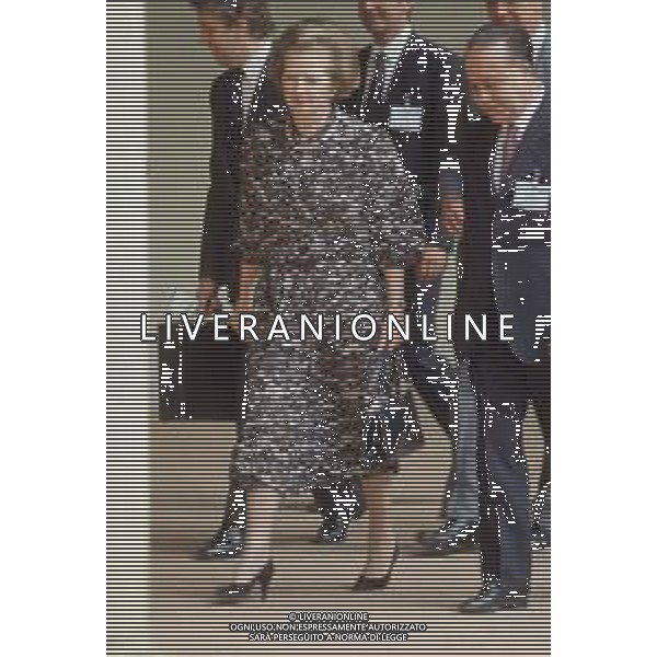 DIAP-RETROSPETTIVA MARGARET THATCHER POLITICA NELLA FOTO MARGARET THATCHER PRIMO MINISTRO INGLESE A MILANO NELL\'ANNO 1985 AG ALDO LIVERANI SAS