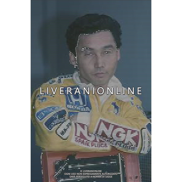 DIAP-RETROSPETTIVA SATORU NAKAJIMA PILOTA F1 NELLA FOTO SATORU NAKAJIMA NELL\'ANNO 1988 AG ALDO LIVERANI SAS