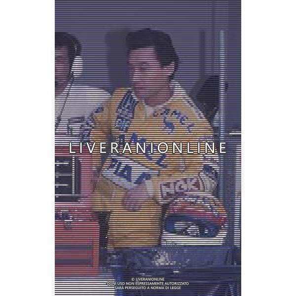 DIAP-RETROSPETTIVA SATORU NAKAJIMA PILOTA F1 NELLA FOTO SATORU NAKAJIMA NELL\'ANNO 1988 AG ALDO LIVERANI SAS